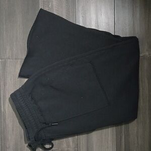 Victoria's Secret PINK Black Cropped Sweatpants. S